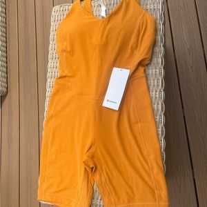 NWT Lululemon Orange Align Onsie